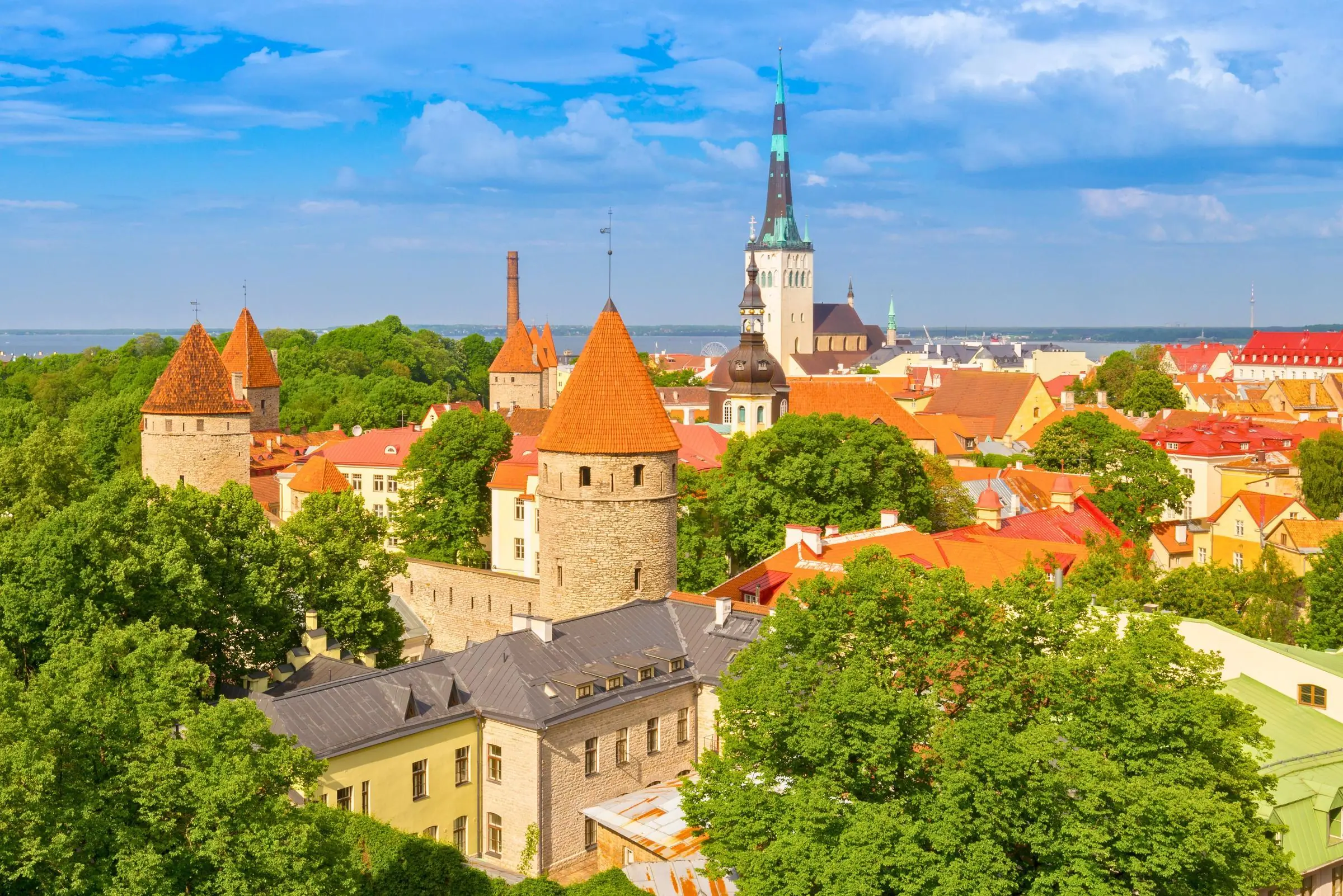 View of the medieval towers from Patkuli Viewpoint